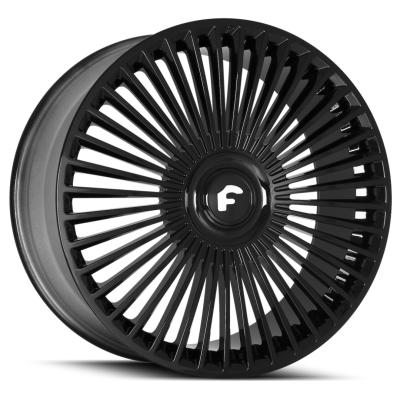 Gross Black Forgiato Trimestre Forged Wheels For Rolls Royce Range Rover Mercedes Benz S Class