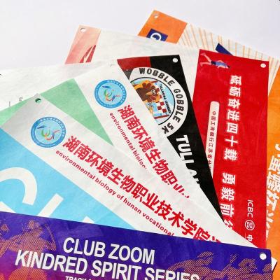 0.5mm Thickness Competition Identification Numbers With Customized PANTONE Color