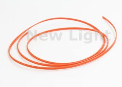 Orange 3m Duplex Fiber Optic Patch Cable Single Mode With Inflaming Retarding