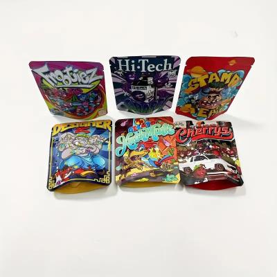 Various Sizes Mylar Zipper Bag For Food Snacks Storage Heat Seal 3.5 Mil