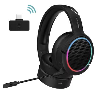 Black 2.4GHz Wireless Gaming Headset For PS5 Touch Control IPX4 Water Resistance