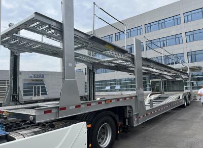 18T Production Of Double-Decker Car Transport Semi-Trailer With Jost E100 Landing Gear