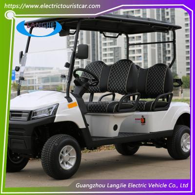 4 Seater Electric Car Sightseeing Car  48V AC Motor Resort Car For Park Airport