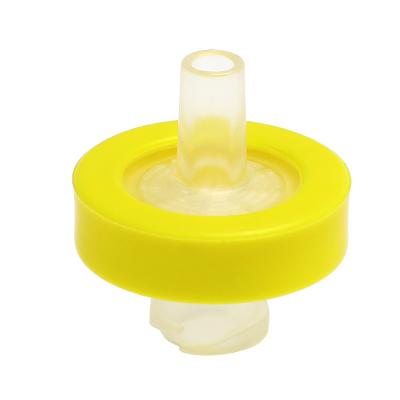 Wholesale Laboratory Supplies High Quality 0.22μm 13mm yellow Disposable Syringe Filter PES