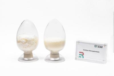 Sorbitan Monopalmitate or Sorbitan Palmitate Molecular Formula C22H42O6 Light yellow granular solid  HLB value 6.7 stabilizer thickener  lubricant softener finishing agent dispersant