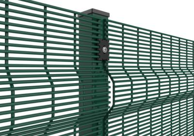 Pvc Coating ety Guardrail Prevents Climbing Prison Mesh Fencing