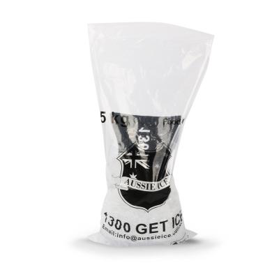 Reusable PE Gravure Printing Ice Bags For Ice Cube Samples Offered