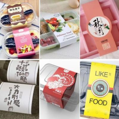 Eco Friendly Printed Belly Band Varnishing CMYK Print Paper Sleeve For Box