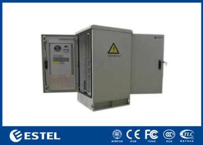 Front Back Access Outdoor 19 Rack Enclosure For Temperature Control Base Station