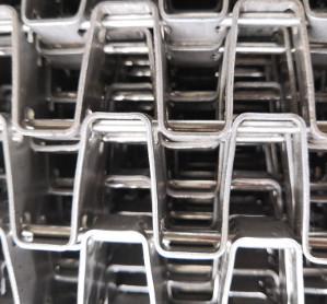 Strong 316SS Flat Wire Mesh Chain Belt For Conveyor