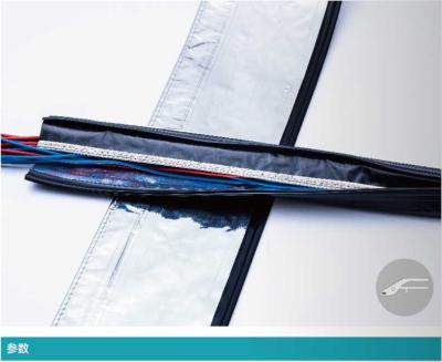 Shielded Zipper Sleeve ZPCA Series Electromagnetic Shielding for Cable Protection