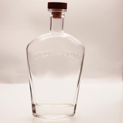 Blonde Troy Sons Luxury Spirits Bottle Whiskey 1000g Flint Glass